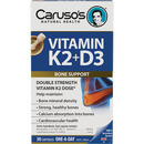 Caruso的自然健康维生素K2 + D3 30粒