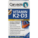 Caruso's Natural Health Vitamin K2 + D3 60 Capsules