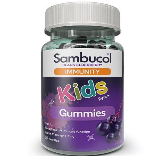 Sambucol Black Elderberry Kids Immunity Gummies 50 Pastilles